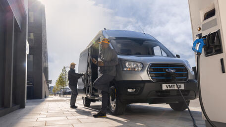 Der vollelektrische Ford E-Transit